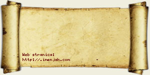 Nada Jačović vizit kartica